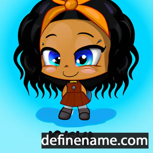 cartoon of the name Kyisha