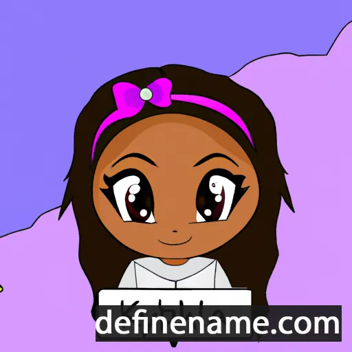 cartoon of the name Kylah