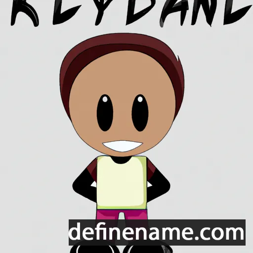 cartoon of the name Kyland