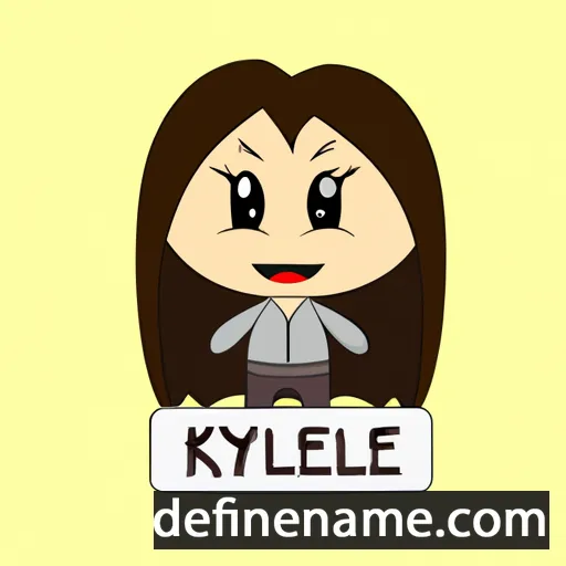 cartoon of the name Kyleeil