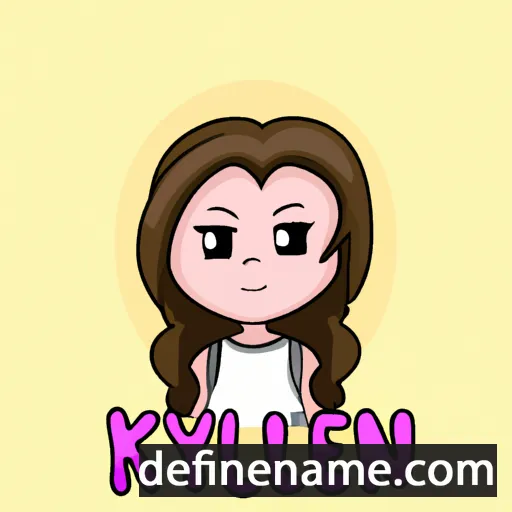 cartoon of the name Kyleen