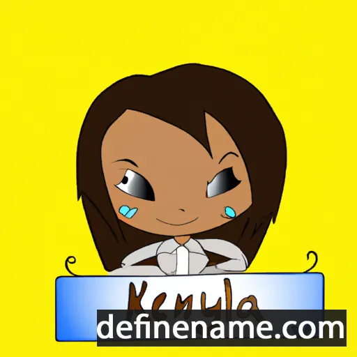 cartoon of the name Kyleena