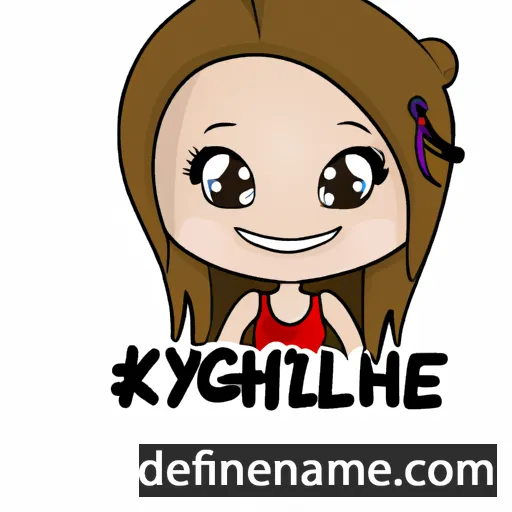 cartoon of the name Kyliegh