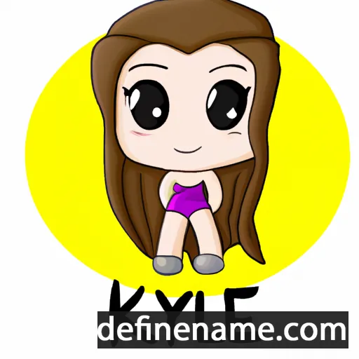 cartoon of the name Kyllie