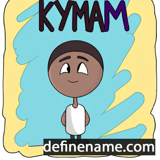 Kymani cartoon