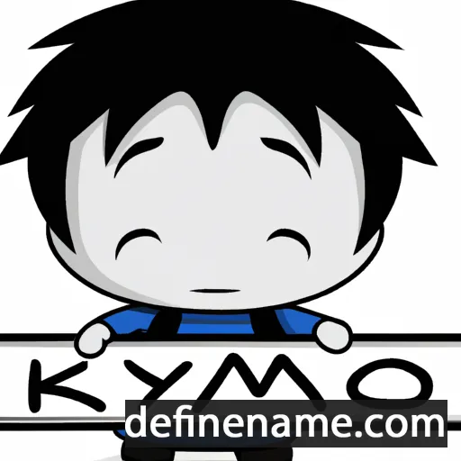 cartoon of the name Kymo