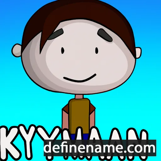 cartoon of the name Kynan