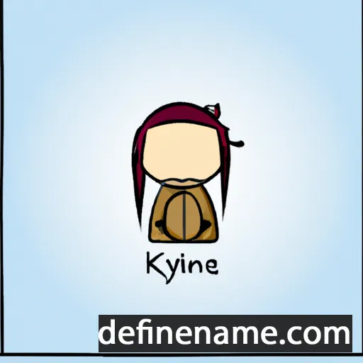 cartoon of the name Kynidee