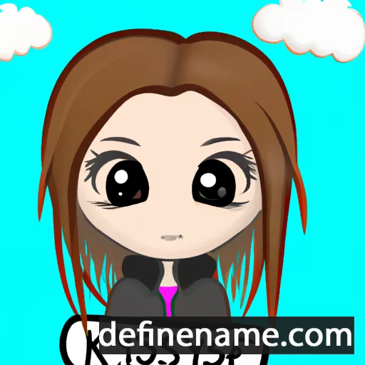 cartoon of the name Kynsie