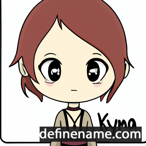 cartoon of the name Kyona