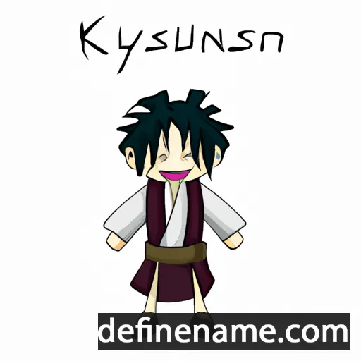 cartoon of the name Kyonsuku