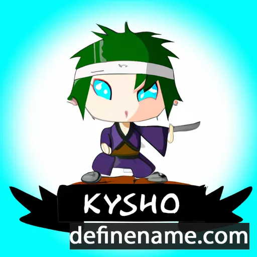 cartoon of the name Kyoshi