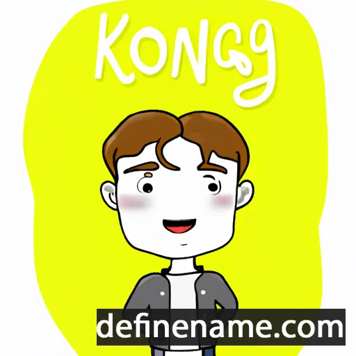 cartoon of the name Kyoung