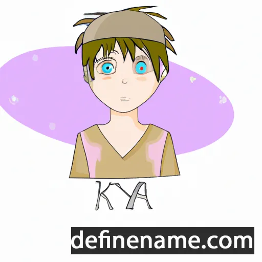 cartoon of the name Kyoya