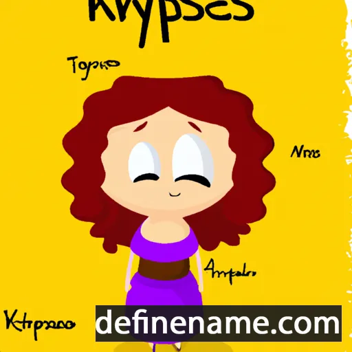 cartoon of the name Kyparissia