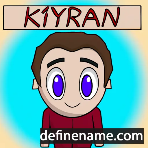 cartoon of the name Kyrian