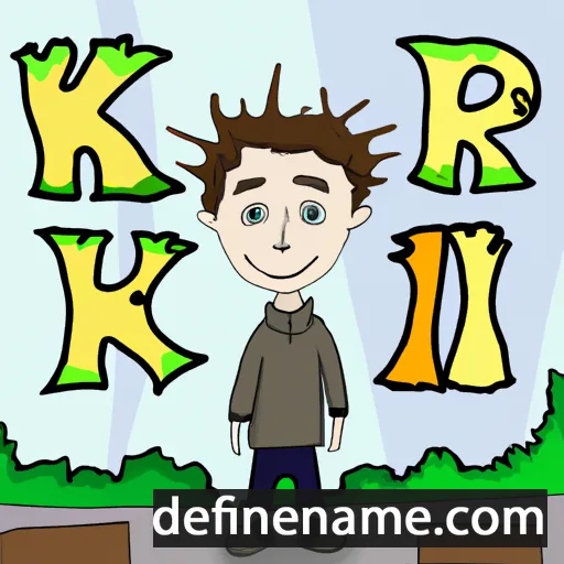 cartoon of the name Kyril