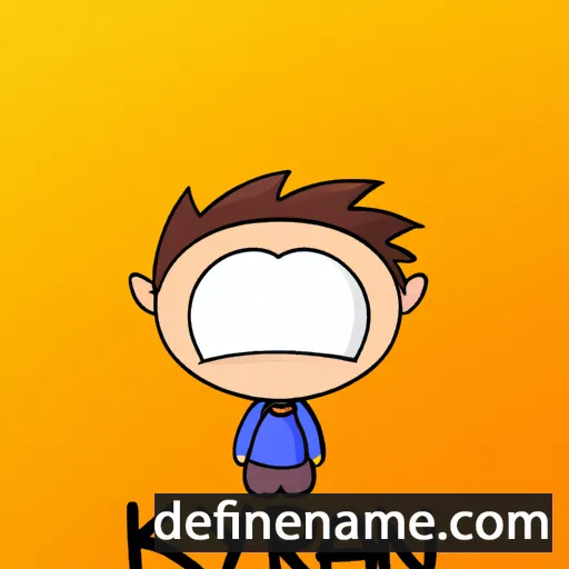 cartoon of the name Kyrin