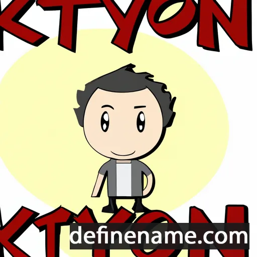 cartoon of the name Kyrion