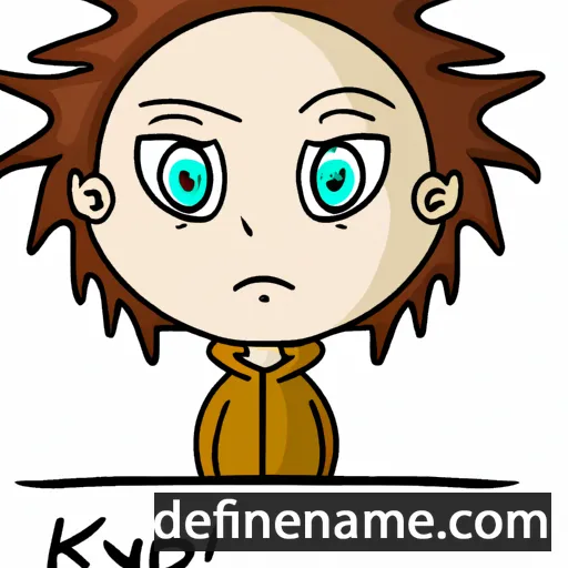 cartoon of the name Kyryi