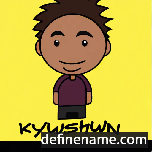 cartoon of the name Kyshaun