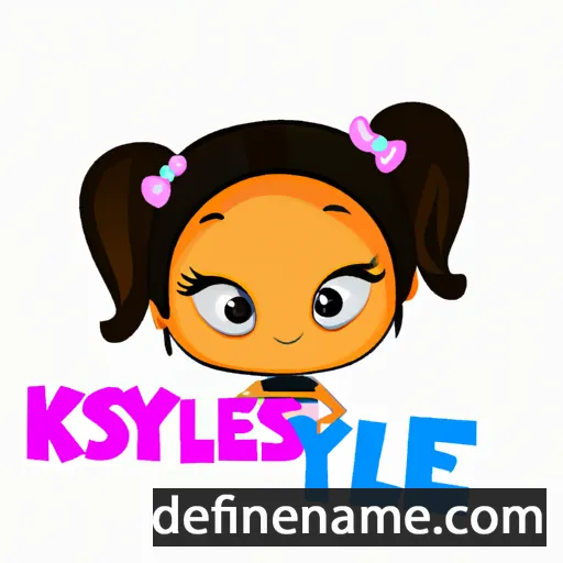 Kyslee cartoon