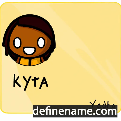 cartoon of the name Kytha