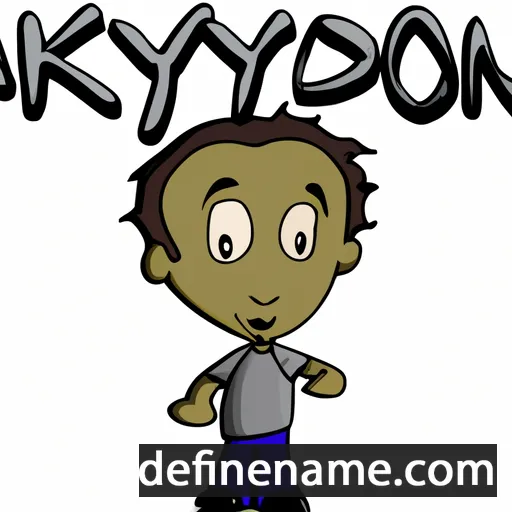 cartoon of the name Kyvon