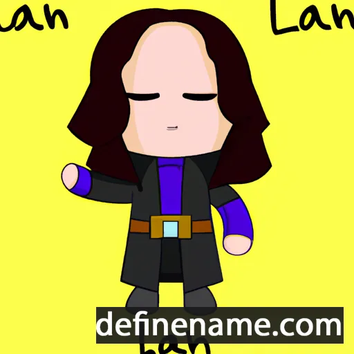 cartoon of the name Lālēn