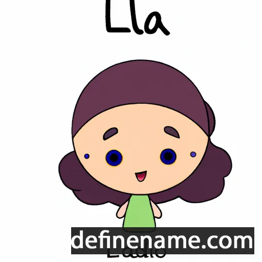 Laíla cartoon