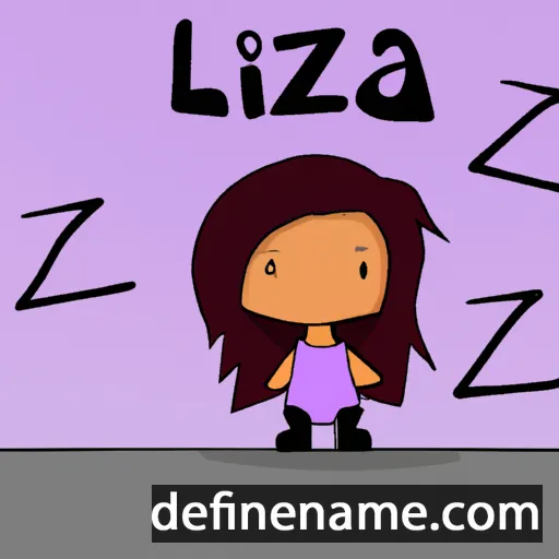 cartoon of the name Laíza