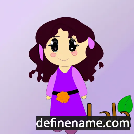 cartoon of the name Laila