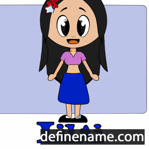 cartoon of the name Lailani