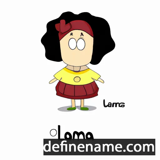 cartoon of the name Laimona