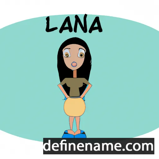 Laina cartoon