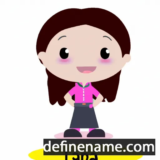 cartoon of the name Laina