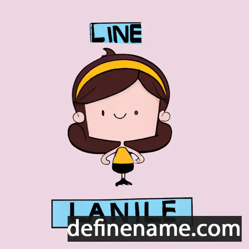 cartoon of the name Lainie