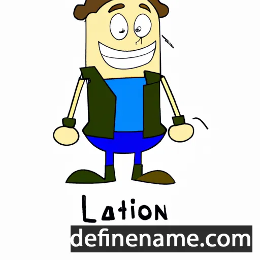 cartoon of the name Laiton