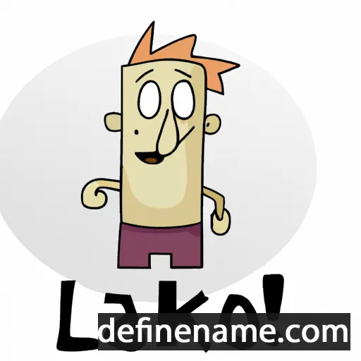 cartoon of the name Lajkó