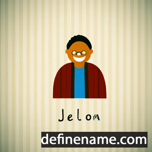 cartoon of the name Lajonel