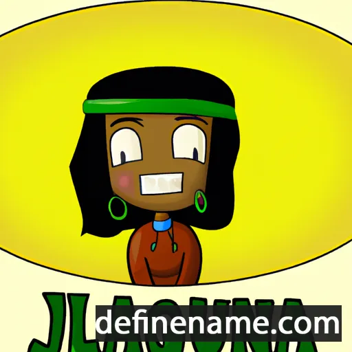 cartoon of the name Lajuana