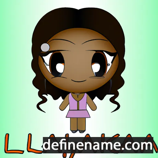 cartoon of the name Lakayla