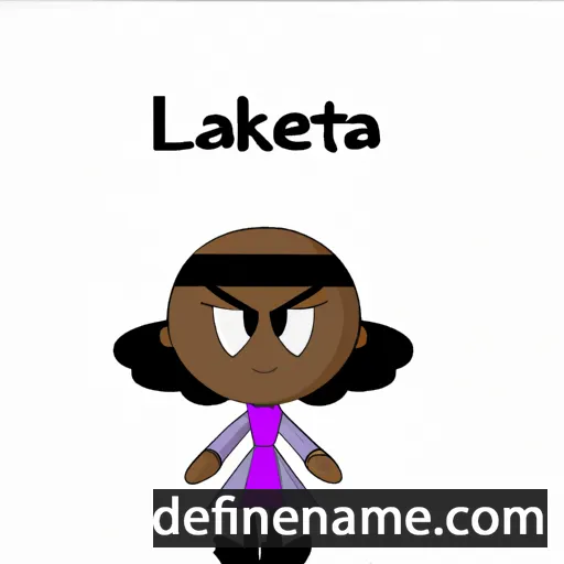 Laketta cartoon