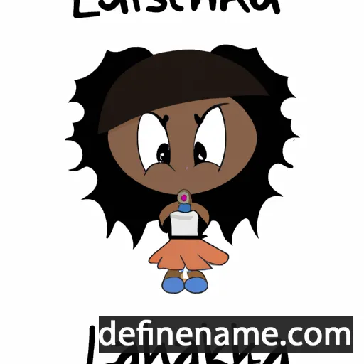 cartoon of the name Lakiesha