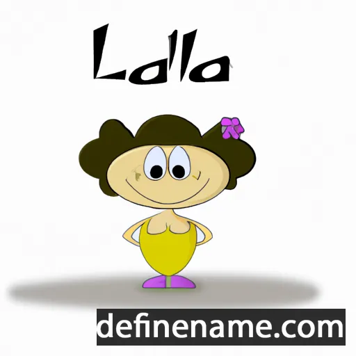 cartoon of the name Lala