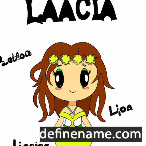 cartoon of the name Lalacia