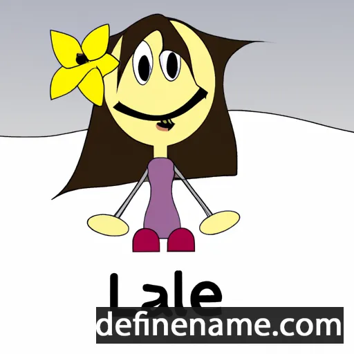 cartoon of the name Lale