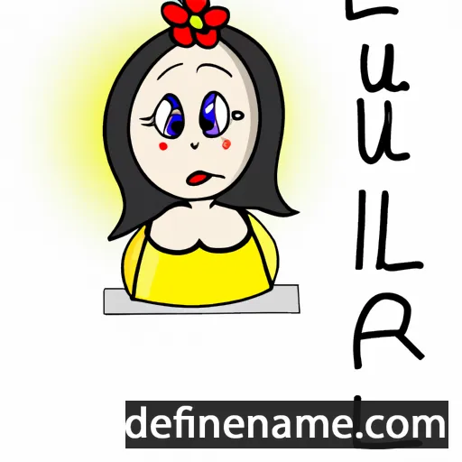 cartoon of the name Laleruh