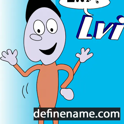 cartoon of the name Laliv