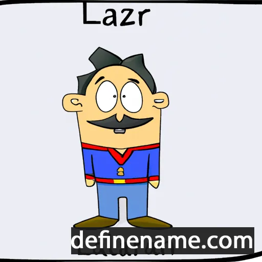 cartoon of the name Lalzari